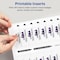 The Mighty Badge Badge Kit, Magnetic, Laser, Reusable, 1"x3", 10/PK, SR 5PK AVE71206 - alternate 2
